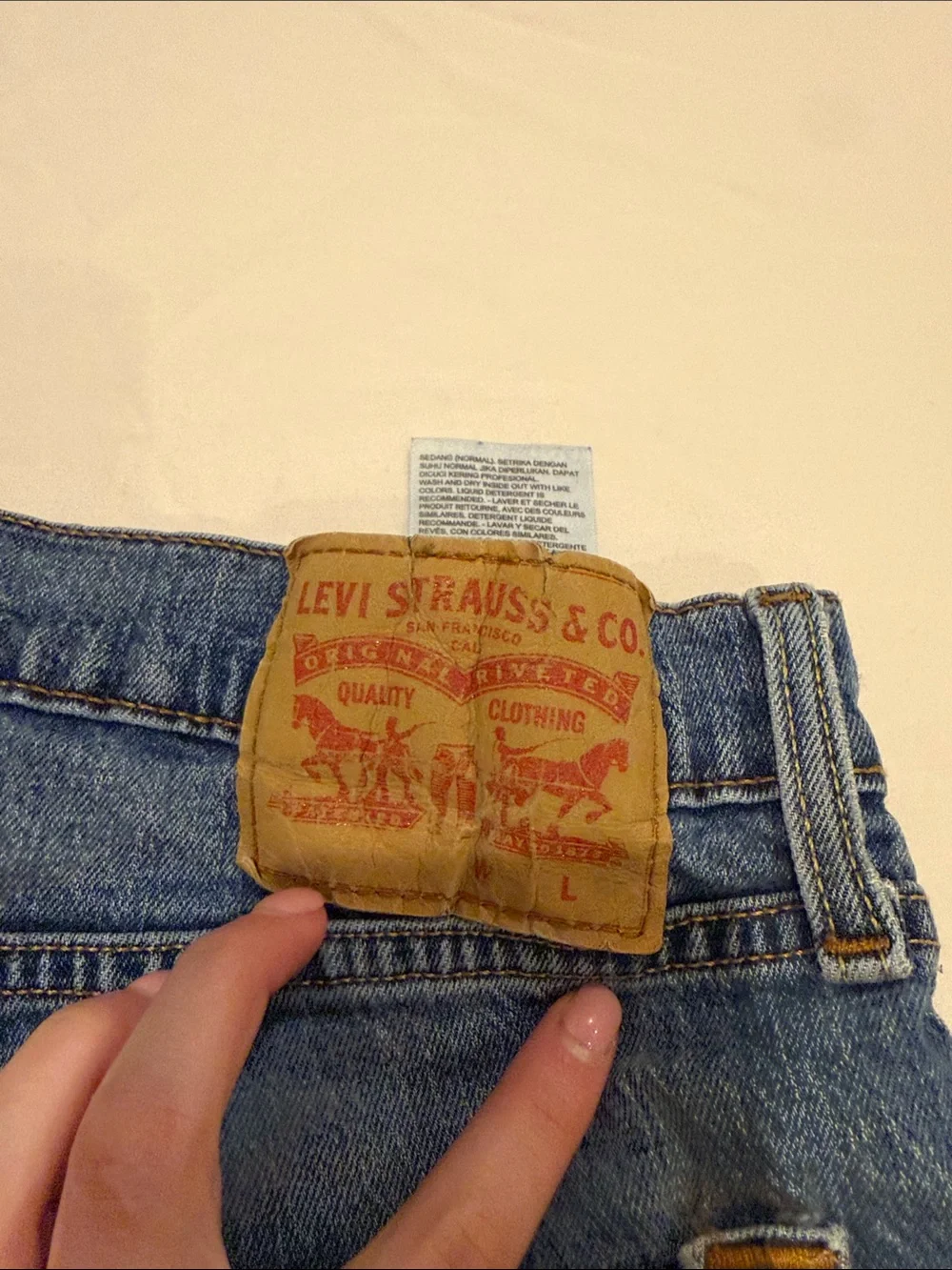 Levi's Light Blue Straight Jeans